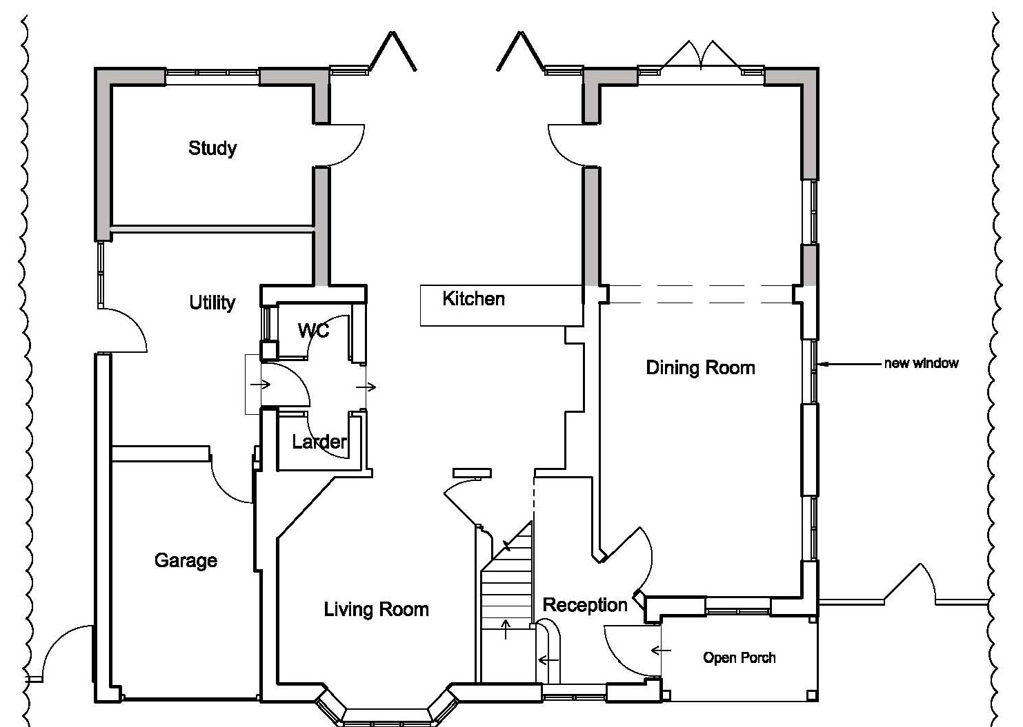 As Proposed Floor Plan by CPA Design
