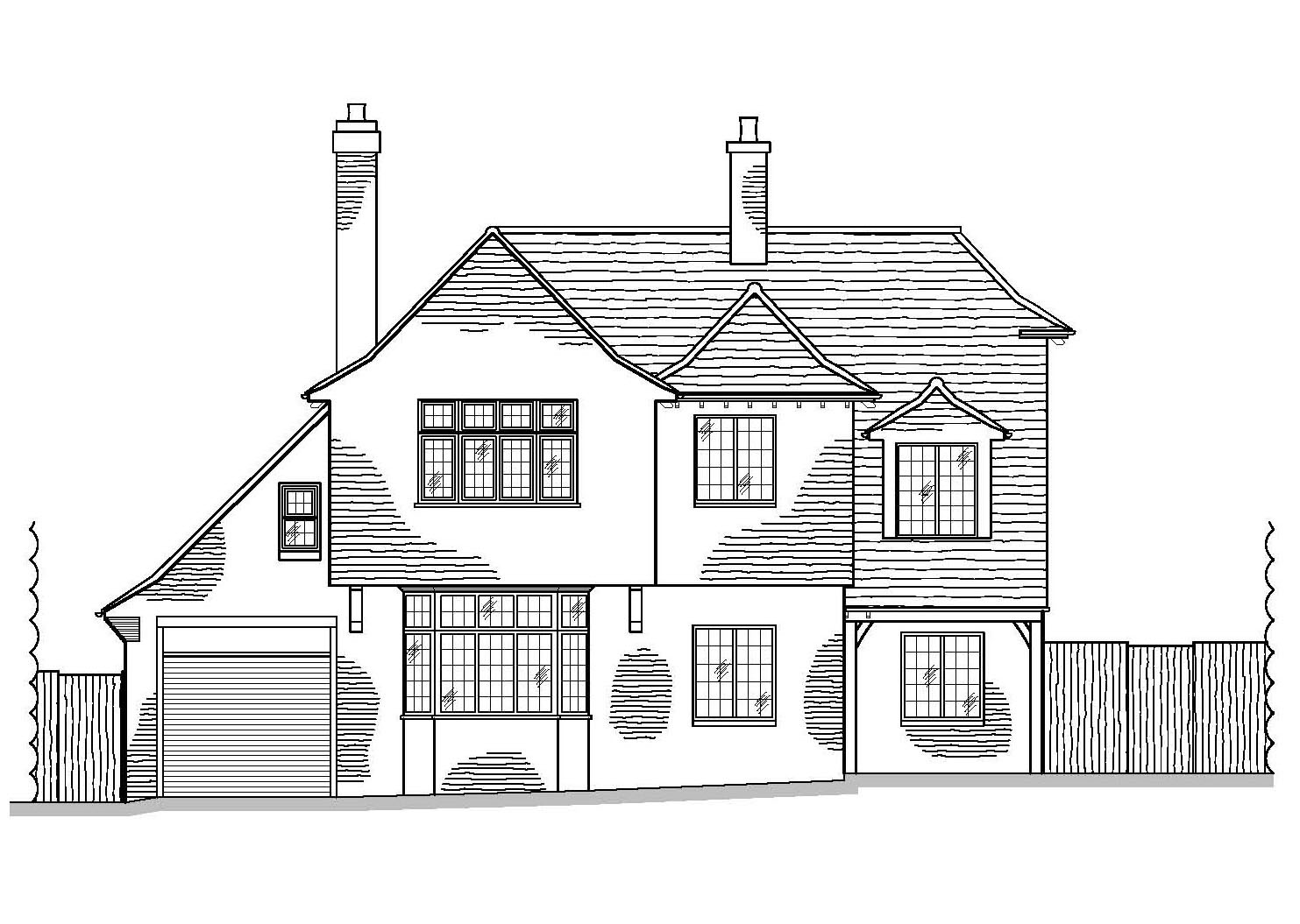 As Existing Front Elevation by CPA Design